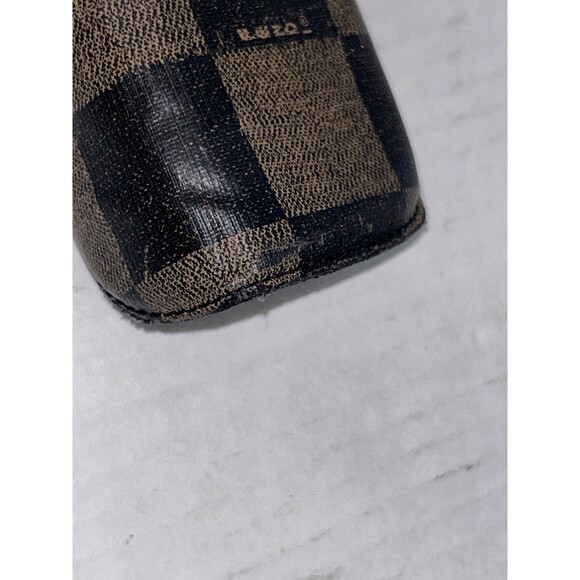 Vintage FENDI Italy Brown Classic Checkered Sunglass CASE ONLY - Picture 8 of 16